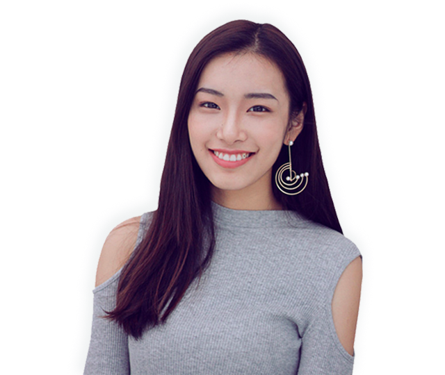 Beautiful smiling teen