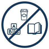 We can no longer offer coffee, toys or magazines in our waiting area